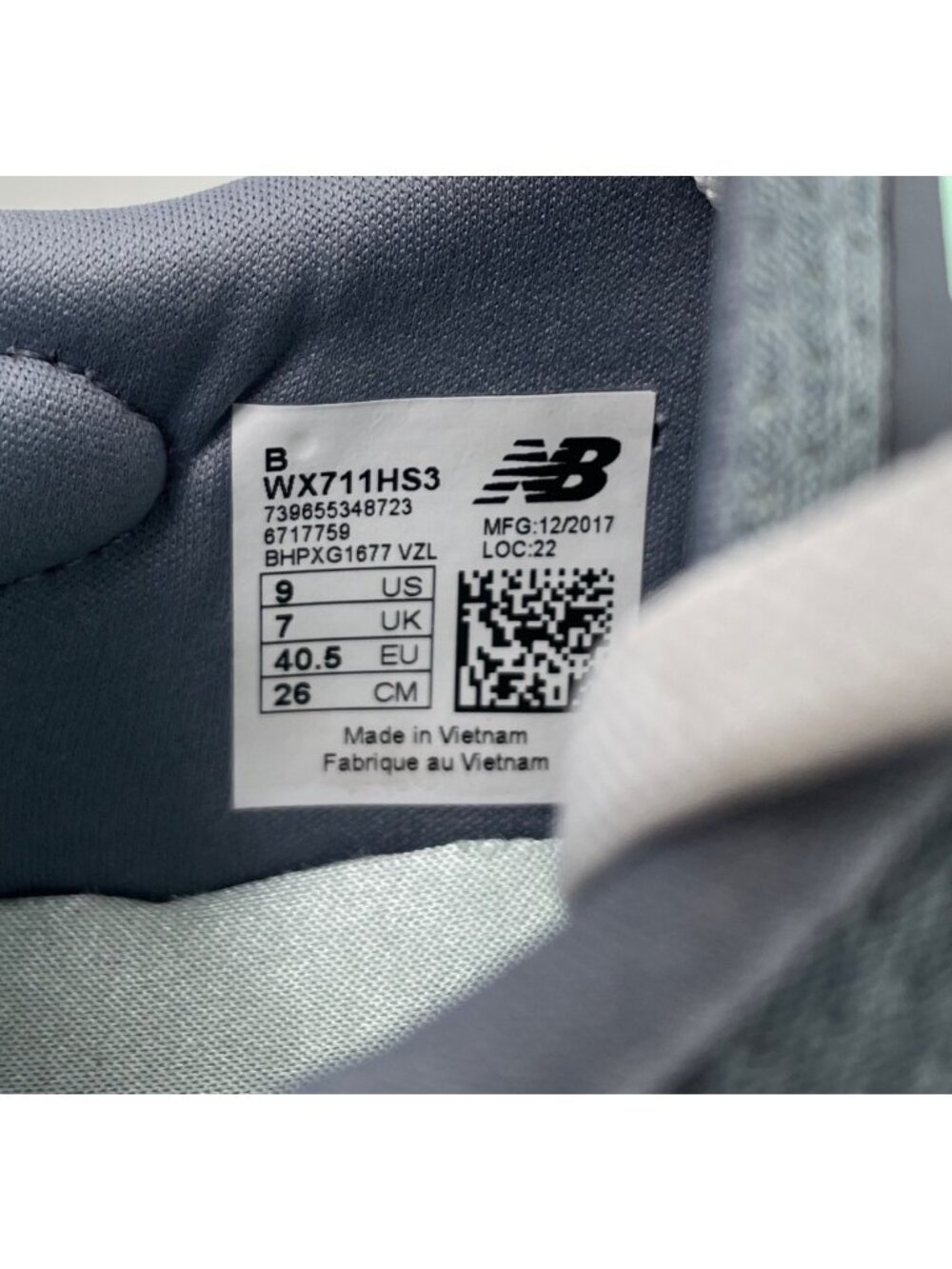 New Balance Women’s Gray Cross Training Sneakers Size 9B Athletic WX711HS3 - Picture 10 of 10